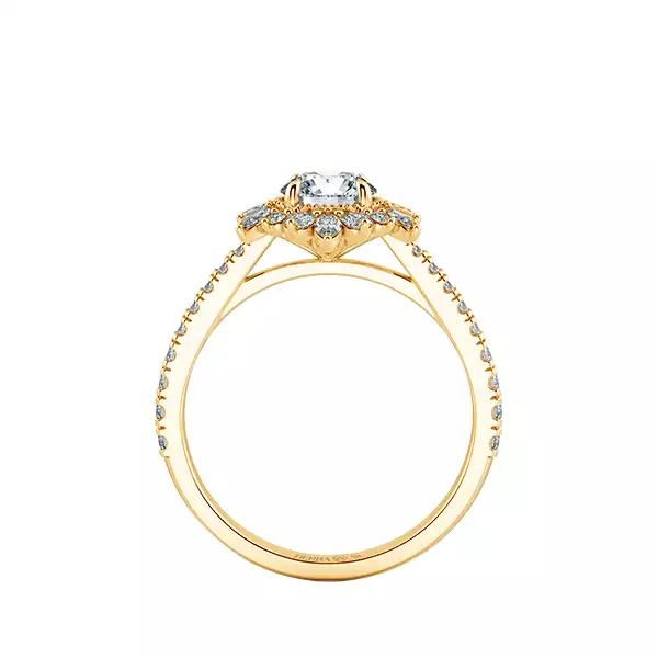 Nhẫn Kim Cương Fancy Marquise Halo NKC2509 5